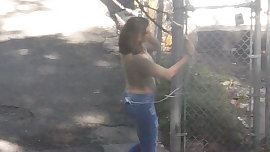 Sexy Teen Walking OMG