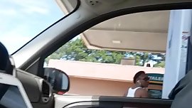 flashing a black girl