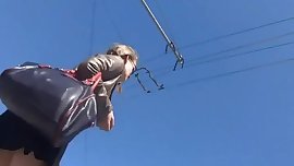 Upskirt of a sexy Teen