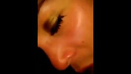 Selfie video Transsexual cocksucker