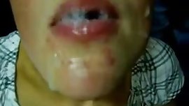 horny village slut wanted me and my friend cum on her face