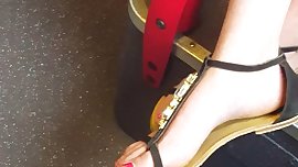 Hot teen feet in highheels