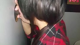 gothic teen at gloryhole