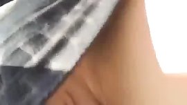 Flashing pussy in public