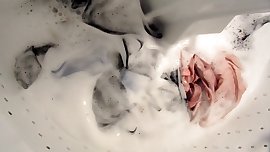 Washing not sisters satin dresses #6 normal cycle