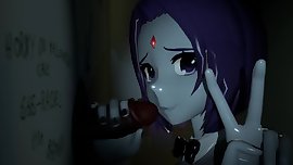 SFM Teen Titans - Raven gloryhole