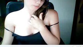 french young  masturbates on cam