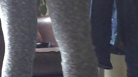 candid university ass pants