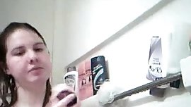 Hot teen in the shower