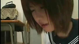 Asian Student Pees Her Panties, Gets Spanked By Teacher