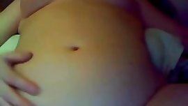 Amateur Brunette Feedee Closeup