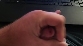 POV jacking off to teen porn