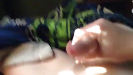 Young teen jacks off