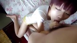 Chinese girl friend love to sucking Chinese cocks.