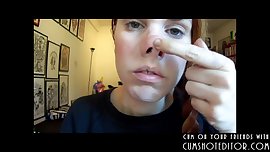 College Camgirl Hot Noseplay