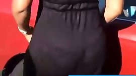 Ashanti see Thru dress sexy booty