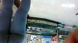 Put Your Nose Between My Asscheeks.Thick Booty In Tight Grey Leggings!