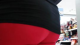 Big booty in leggings at walmart pt 2