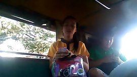 073 Boso sa Sales Lady white panty 1st. attemp.