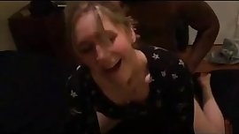 Bf getting bj and filming gf taking her 1st black cock