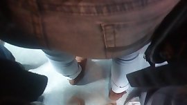 encoxada rico a chica culona