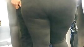 Latina Teen Bbw booty in Spandex