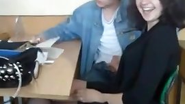 Russian Student Gives A Hand