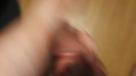 Quick flaccid dick stroke