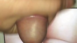 Leslie Marquina gets a nice load on her ass