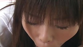 Adorable teen sucking a big hard dick