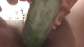 Cucumber make me cum
