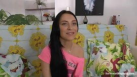 Sandra Luberc Gets Fucked Rough By Five Guys