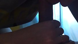 Blowing me after sex