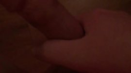 Chubby nineteen year old plays with shaved dick