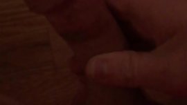 19 year old blonde chubby teen plays with shaved dick