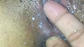 Indian Couple Fingers Both Holes