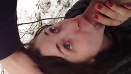 Carrie sucking me in the woods