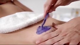 POV Pussy and Ass Hair Waxing