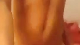 Skinny hot teen rides her pillow in bedroom