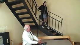 STP A Call On Granddad Gets Her A Fuck !