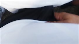 encoxando gata de saia