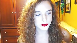 Big Dick Redhead Shemale Cums