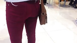 Teen tight ass, culito de teen in jeans