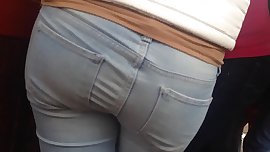 Cute ass from a cute girl, culo en jeans
