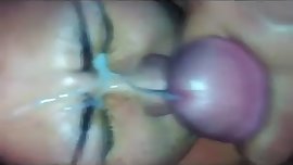 Cum Facial For Slanty Eyed Asian Bitch