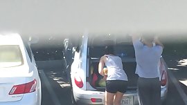 Nice Ass PAWG Window Candid 1