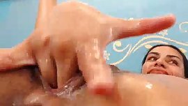 Webcam teen huge inflatable dildo anal deep throat