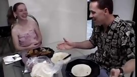 STP1 Skinny Teen Wife Gets Fucked For Not Cooking !