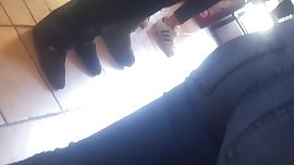 Hot sexy Nice Teen in leather jacked and tight Jeans