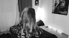 Passionate Lesbian Couple after a concert